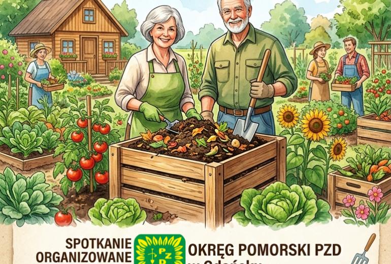 Spotkanie edukacyjne poświęcone sztuce kompostowania